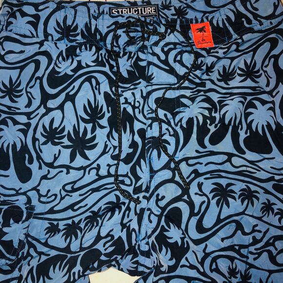 eBay: Structure Men's Blue Swim Trunks Size Small - Tropical Print - Picture 9 of 16